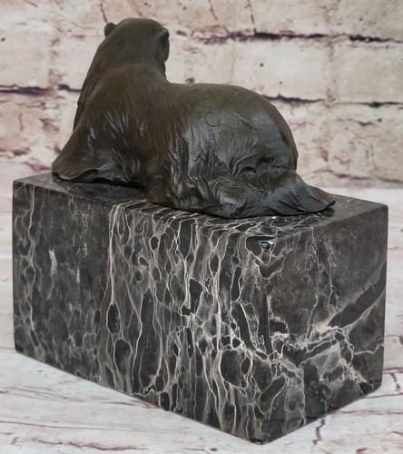 Polar Bear Bronze Sculpture Statue By Miguel Lopez (Milo) France Genuine Deal - Bild 7 von 10