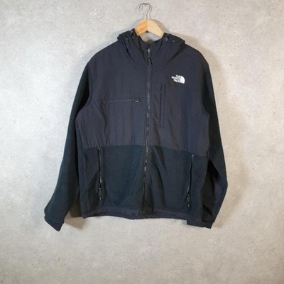 Vintage The North Face TNF Denali Full Zip Fleece Hoodie Herren Large schwarz TA4172