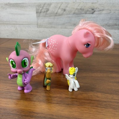 My Little Pony Hasbro Cotton Candy, Spike the Dragon, Breezie Bling Bag Lot of 4