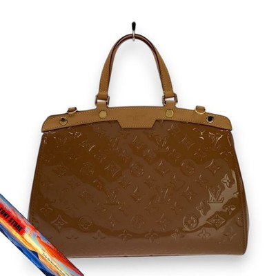 Louis Vuitton Tasche Blair MM Monogram Vernis Enamel Beige M90180 Compact