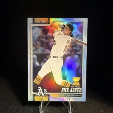 Nick Kurtz 2026 Topps Series 1 Rainbow Foil Rookie #97 Athletics