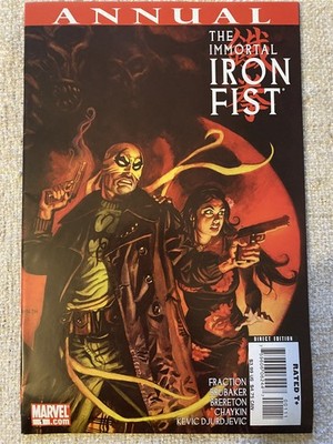 IMMORTAL IRON FIST ANNUAL #1 Marvel Comics 2007 VF-
