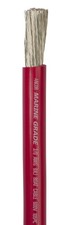 117502 Tinned Copper Battery Cable, 2/0 AWG 62mm2 , Red - 25ft