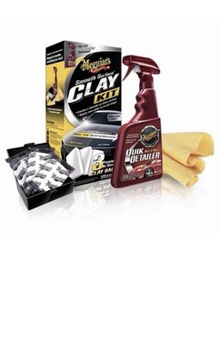 Meguiars 16oz Smooth Surface Clay Kit: Auto Clay Bar for Car Detailing