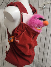 Vintage 1970s Snugli Corduroy Baby Carrier Backpack Evergreen CO USA Adjustable