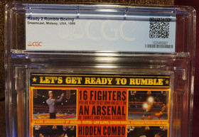 NEW Sealed GRADED CGC 9.8 A+ Ready 2 Rumble Boxing (Sega DreamCast, 1999) HOT!