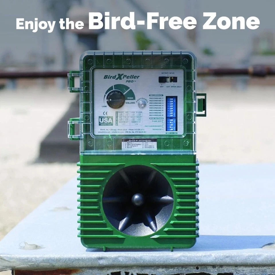 BirdXPeller Pro Electronic Bird Preventer Version 2, Sonic Decoy - Image 4 of 4