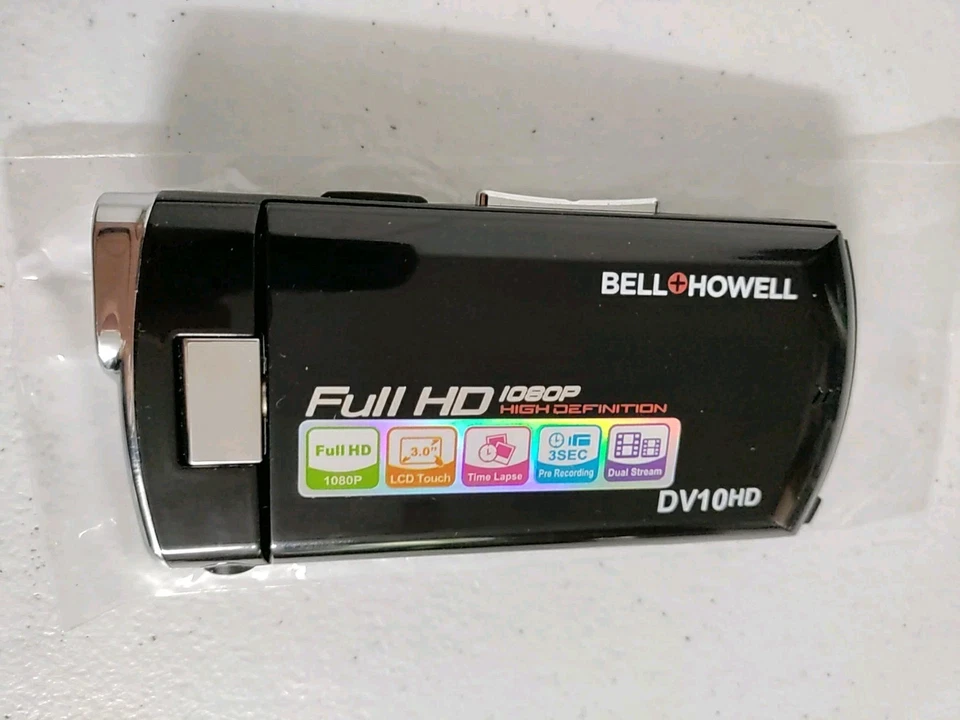 DV10HD Bell & Howell Camcorde& Still Camera W/Battery and Charger Tested! Notes! - Image 3 of 4