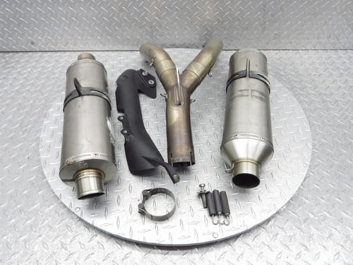 2005 04-06 Yamaha YZFR1 LeoVince Exhaust Muffler Middle Mid Pipe Silencer Baffle