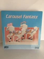 RARE! Collectible 1991 Carousel Fantasy Ceramic Wall Hanger by Albert E. Price