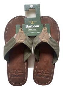 barbour flip flops