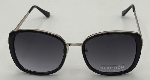 Kenneth Cole Reaction Womens Sunglass Black Gold Metal Butterfly Metal KC1396 1B - Picture 10 of 15