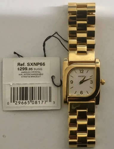 SEIKO Womens Watch Wristwatch w/3 Straps NEW W/Original Box & Papers - Picture 9 of 11
