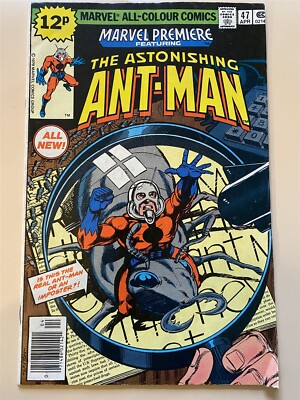 Marvel Premiere #47 1. Scott Lang Ant-Man Marvel Comics 1979 UK Preis Sehr guter/sehr guter Zustand