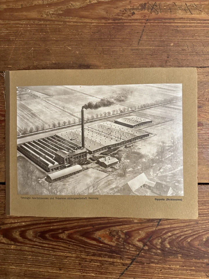 3 Antique Architect Sketches - German 1920’s Factories - Jute Spinning & Weaving - Image 2 of 4