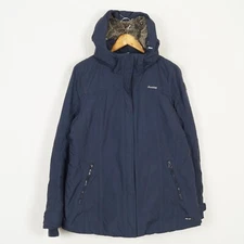 GAASTRA Women Jacket Size XL Hooded Blue Insulated Polyester Fill Full Zip