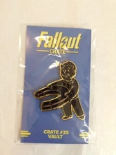 Loot Crate Fallout Vault-Tec Vault Boy pin crate #25 Vault magnetic personality