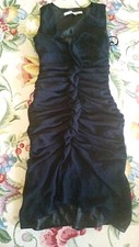 NWt Rachel Rachel Roy Size 0 Navy Ruched Dress