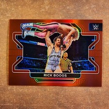3-05-14 PWE . 2022 panini wwe prizm red /299 #10 rick boogs