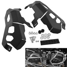 Cylinder Head Valve Cover Guard Kit Black For BMW R 1200 R RS RT R1200GS ADV LC