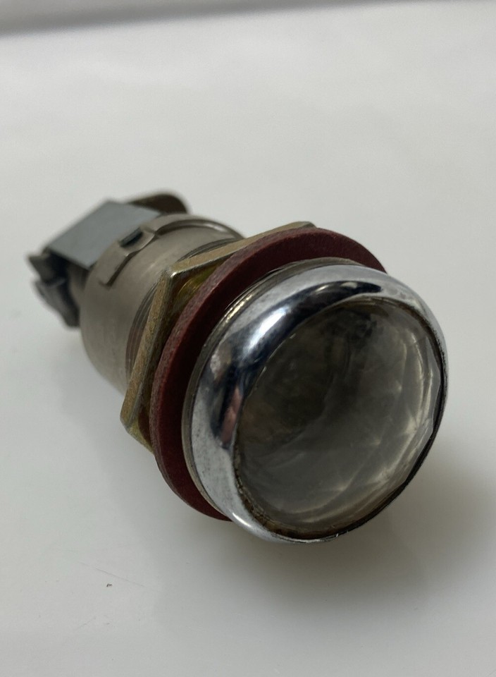 Indicatore Luminoso DRAKE PILOT Vintage NOS - Lente Sfaccettata Diametro 1 Per Amplificatore
