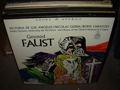 CLUYTENS / GOUNOD faust ( classical ) 4lp box angel