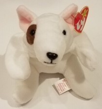 RETIRED 1998 TY BEANIE BABY BUTCH THE DOG WITH PE PELLETS