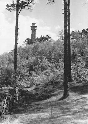 Postcard, Bad Freienwalde Oder, view to the observation tower, around 1970