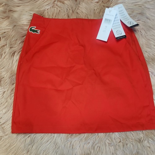 NWT LACOSTE Sport Built-In Shorts Golf Skirt- Size 32 /10