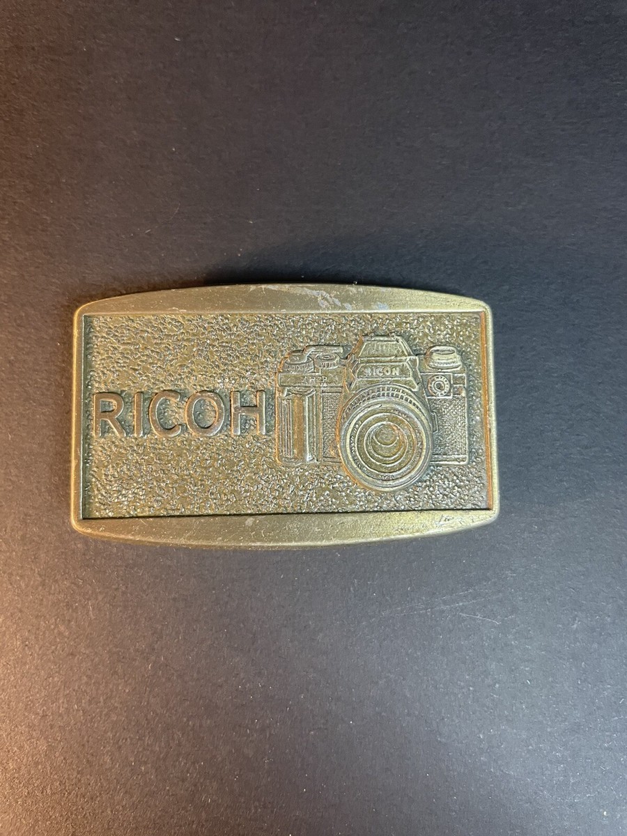 Vintage 70s Ricoh Camera Belt Buckle Vintage Camera Belt Buckle - Etsy main image 4