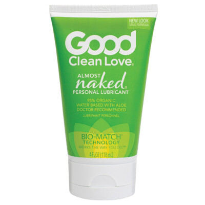 Good Clean Love Almost Naked Organic Water Based w/ Aloe Personal Lubricant 4 oz