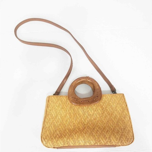 fossil basket weave bag