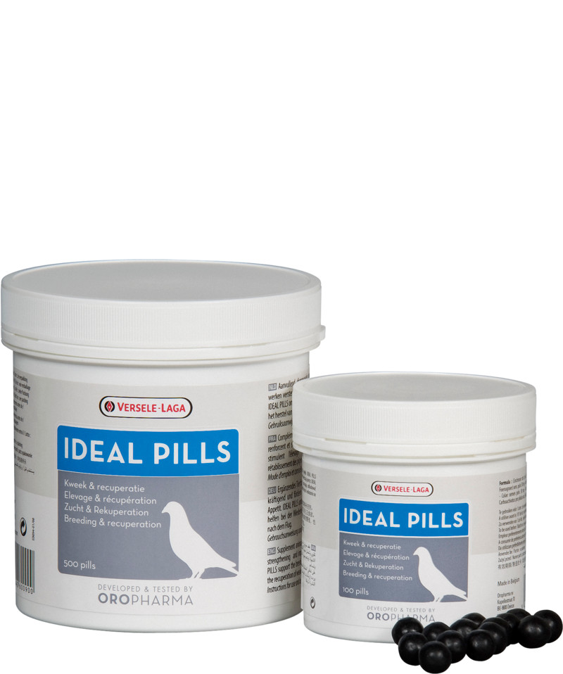 Pilules de santé Oropharma Ideal Pills indispensables pour la récupération des pigeons après concours