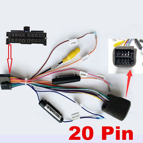 Car Stereo Radio ISO Lead Wiring Harness Connector Adaptor Cable Loom 20 Pins eBay