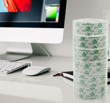 Clear Transparent Tape Rolls 3/4" x 1000" Dispenser Refill 12 Tape Rolls
