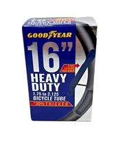 GOODYEAR BICYCLE 16IN HEAVY DUTY TIRE INNER TUBE 1.75-2.125 30% THICKER