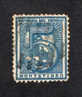 Uruguay 1866 stamp Mi#33C Diff Cancellation used #20