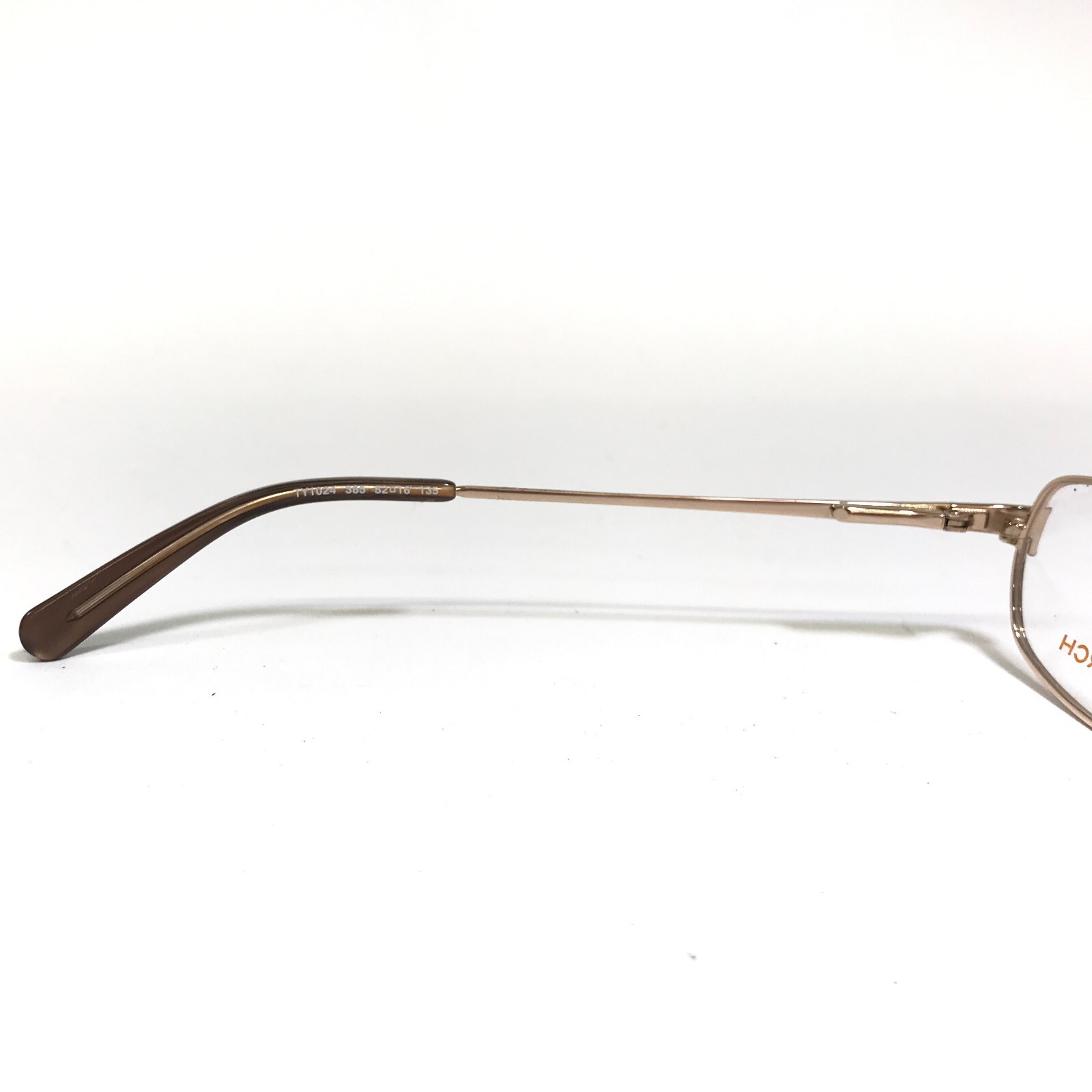 Tory Burch Eyeglasses Frames TY1024 385 Gold Brown Cat Eye Wire Rim 52-16-135 thumbnail 9
