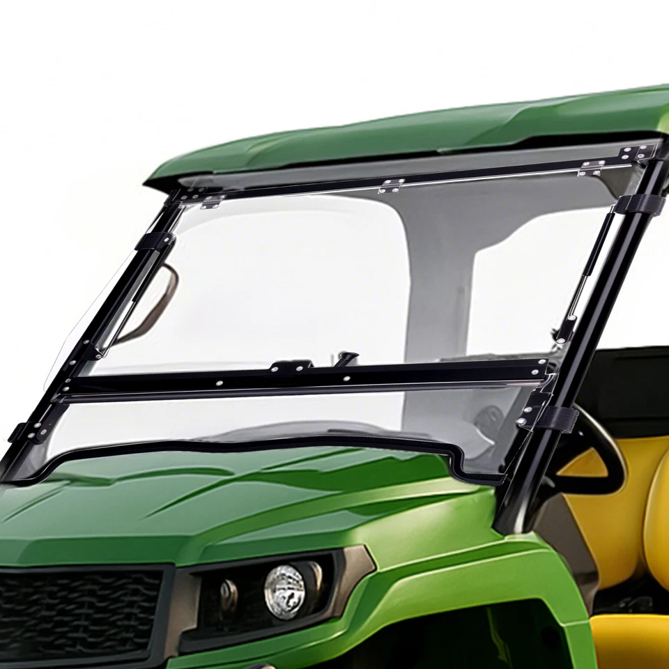 Parabrisas plegable ventilado para John Deere Gator XUV 850 825i resistente a arañazos Foto 4 de 4