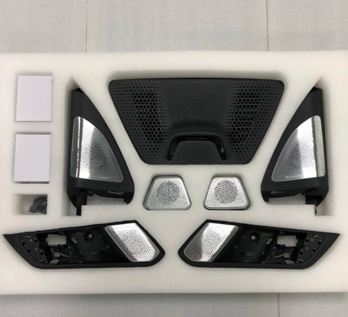 Door Speaker Glow Tweeter Speaker Cover Trim 9 PCS For BMW X6 G06 - Picture 1 of 7