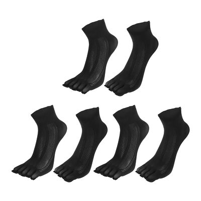 Pairs Half Finge Five Toe Socks Unisex Non Slip Fit Finger Socks