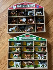 Melissa and Doug Pasture pals fuzzy horses and dogs, very gently used. Full set.