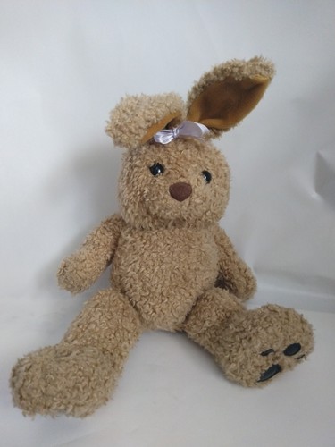 Peluche Build A Bear BAB Paws marrone riccio coniglietto pasquale coniglio 18” 1997 unisex - Foto 2 di 13