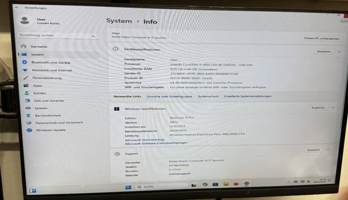 Fujitsu Office PC - i3-4160 - 8 GB RAM - 500 GB HDD - Windows 11 Pro - Bild 5 von 5