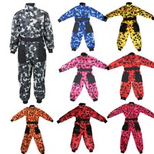 LEOPARD Junior Kids Motocross Camo Suit MX Off Road Karting ATV Overalls QUAD
