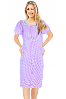JEFFRICO House Dresses for Women with Pockets Lightweight Dusters Housecoat  2008 | eBay