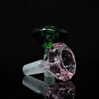 <!--F#f_0-->Colorful Diamond Shaped Male Glass Slider Bowl 14mm Free Shipping - US Seller<!--F/-->