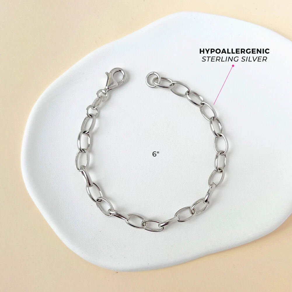 Little girl sterling silver hotsell charm bracelets