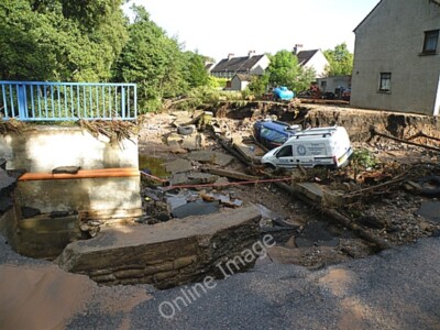 Foto 6x4 Fochabers Hochwasser 2009 (15) Blick ins Loch aus dem c2009