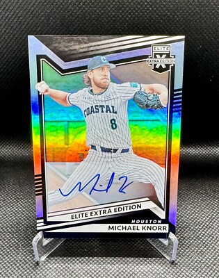 MICHAEL KNORR 2022 Panini Elite Extra Auto Houston